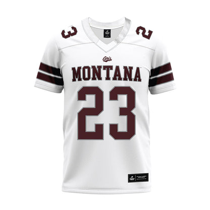 Montana - NCAA Football : rashid Mansour - White Premium Football Jersey-0