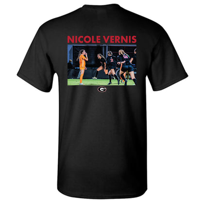 Georgia - NCAA Women's Soccer : Nicole Vernis - Individual Caricature T-Shirt-1