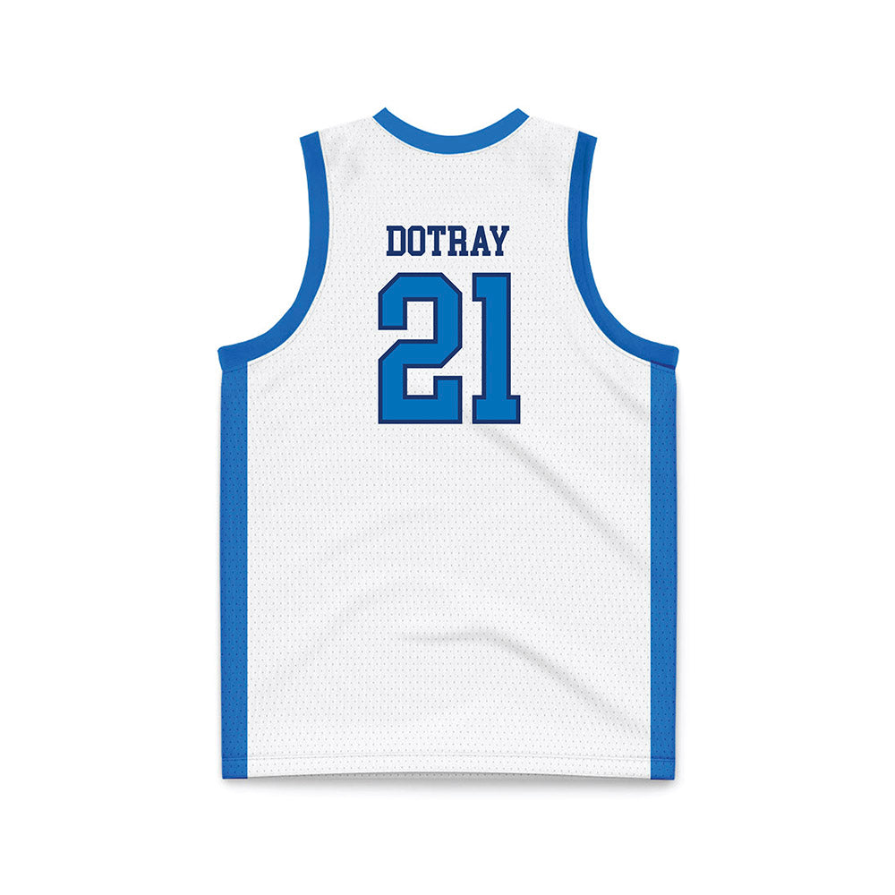 FLC - NCAA Women's Basketball : Savanna Dotray - White Basketball Jersey-1