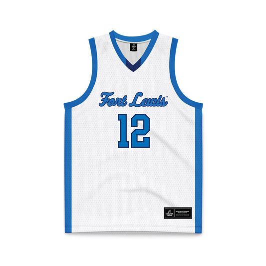 FLC - NCAA Women's Basketball : Katie Lamb - White Basketball Jersey-0