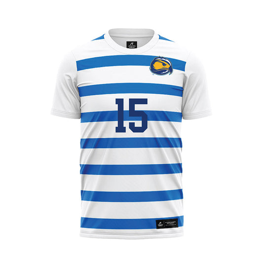 FLC - NCAA Women's Soccer : Cadence Smith - White Soccer Jersey-0