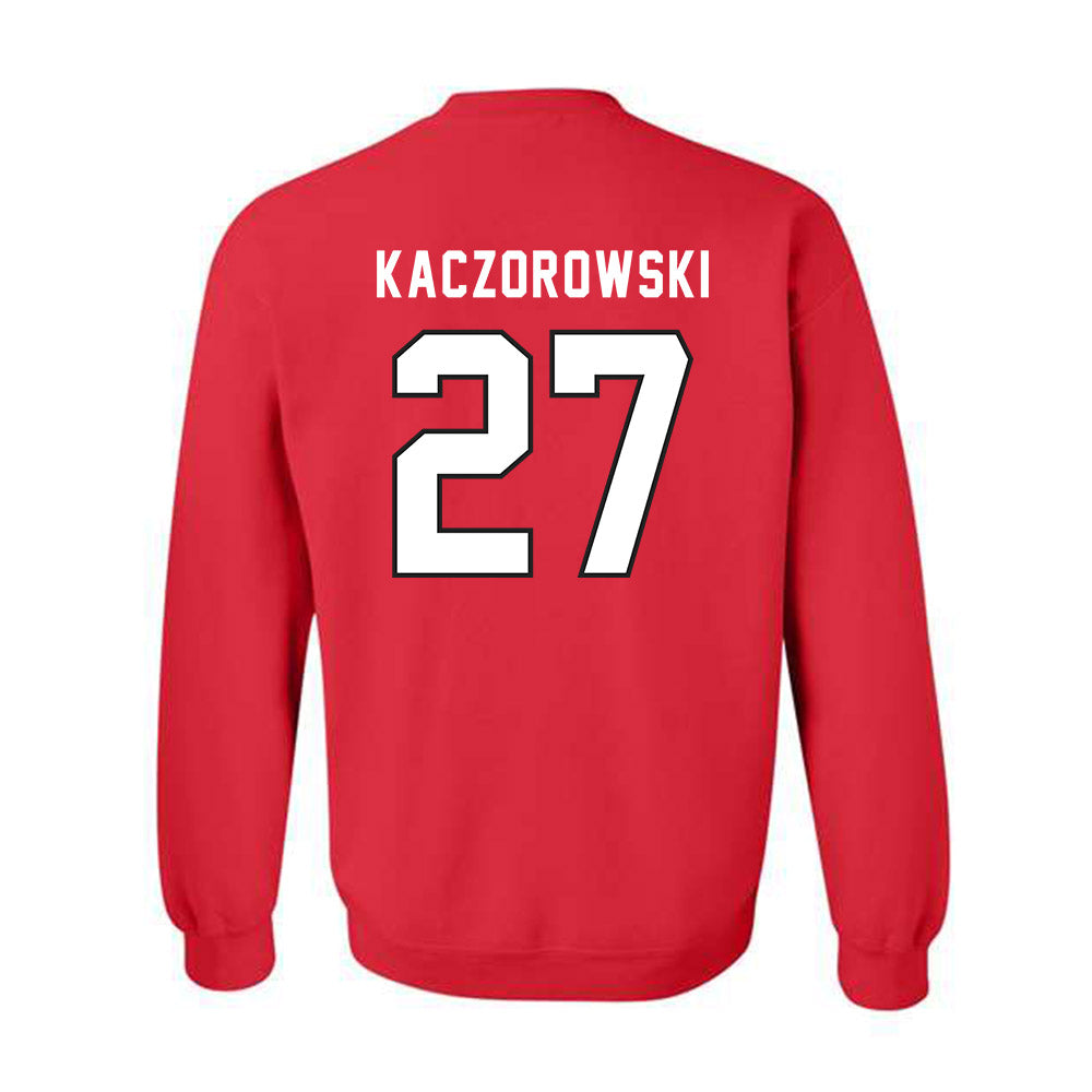 Lewis - NCAA Women's Volleyball : Rachel Kaczorowski - Classic Shersey Crewneck Sweatshirt-1