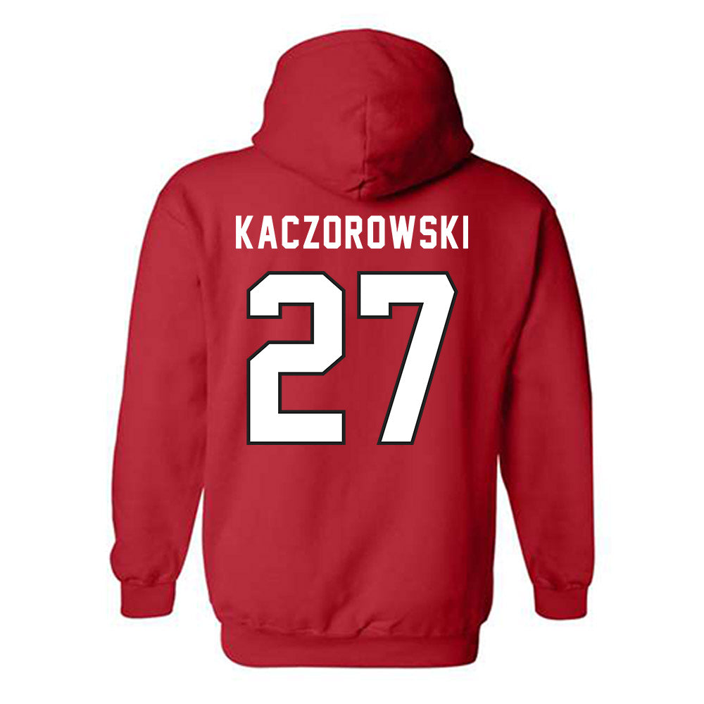 Lewis - NCAA Women's Volleyball : Rachel Kaczorowski - Classic Shersey Hooded Sweatshirt-1