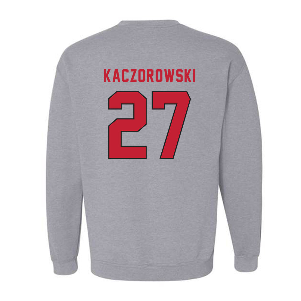 Lewis - NCAA Women's Volleyball : Rachel Kaczorowski - Classic Shersey Crewneck Sweatshirt-1
