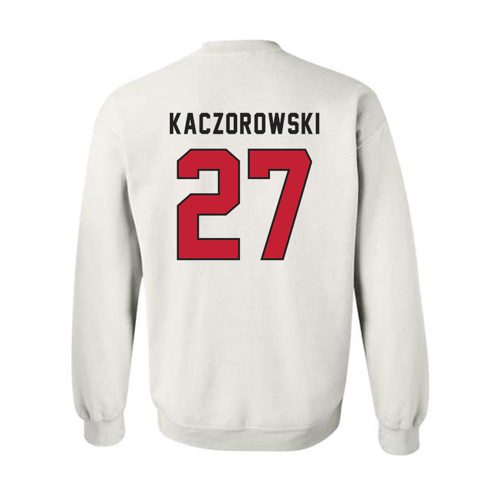 Lewis - NCAA Women's Volleyball : Rachel Kaczorowski - Classic Shersey Crewneck Sweatshirt-5