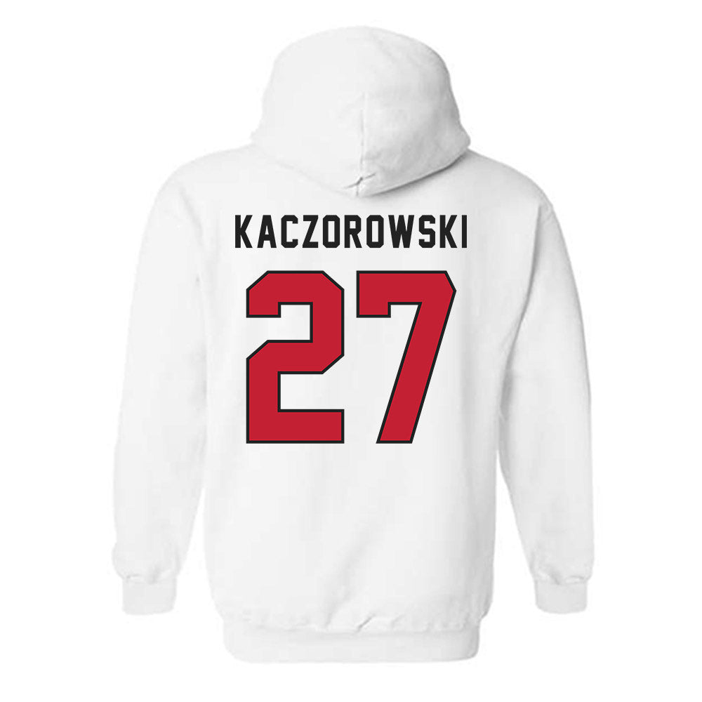 Lewis - NCAA Women's Volleyball : Rachel Kaczorowski - Classic Shersey Hooded Sweatshirt-1