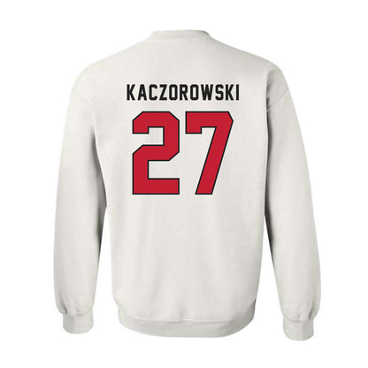 Lewis - NCAA Women's Volleyball : Rachel Kaczorowski - Classic Shersey Crewneck Sweatshirt-4