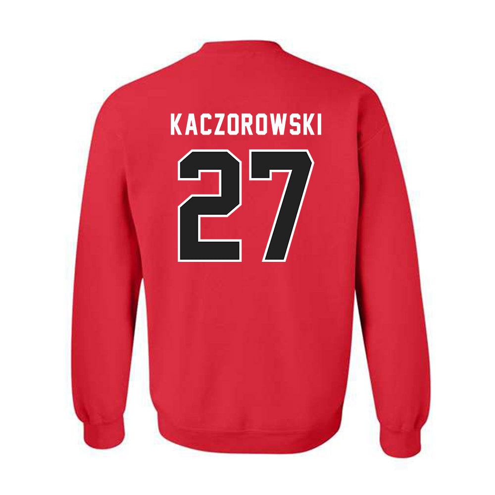 Lewis - NCAA Women's Volleyball : Rachel Kaczorowski - Classic Shersey Crewneck Sweatshirt-1