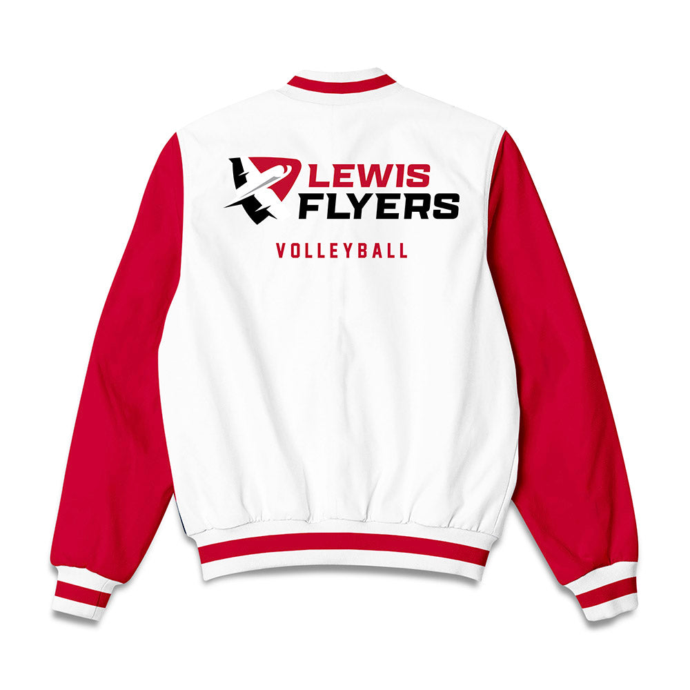 Lewis - NCAA Women's Volleyball : Rachel Kaczorowski - Bomber Jacket-1