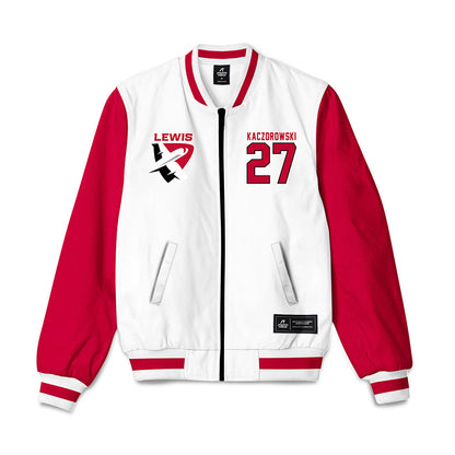 Lewis - NCAA Women's Volleyball : Rachel Kaczorowski - Bomber Jacket-0
