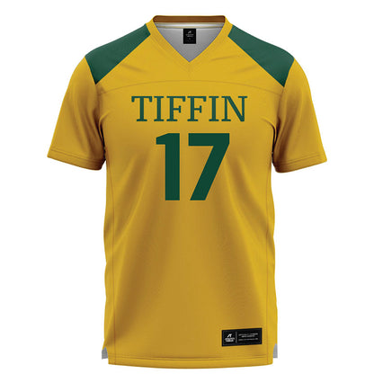 Tiffin - NCAA Women's Lacrosse : Ashley Spangler - Gold Lacrosse Jersey -0