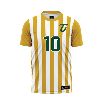Tiffin - NCAA Men's Soccer : Praygod Johnson Pallangyo - Gold Soccer Jersey-0