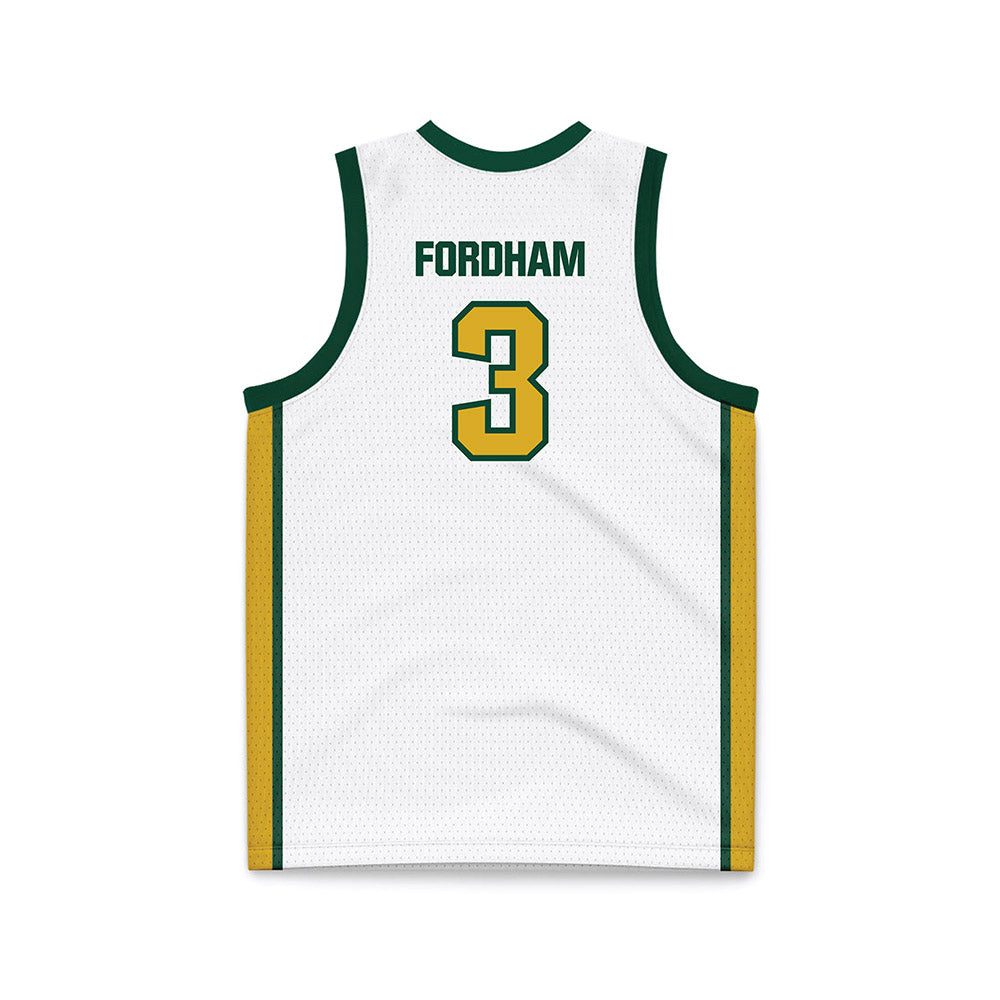 Tiffin - NCAA Men's Basketball : Allen Fordham - White Basketball Jersey-1