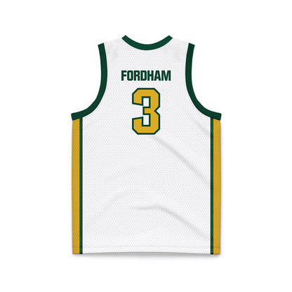 Tiffin - NCAA Men's Basketball : Allen Fordham - White Basketball Jersey-1