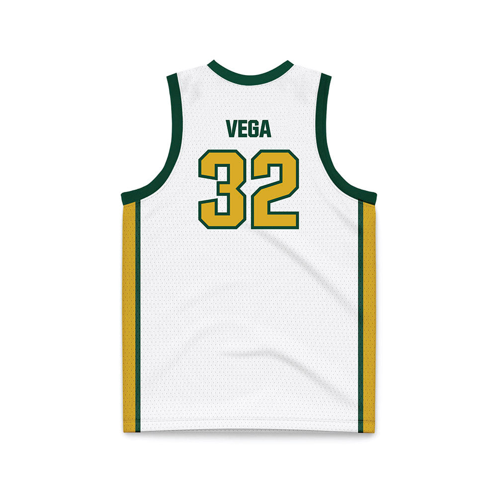 Tiffin - NCAA Men's Basketball : Angelo Vega - White Basketball Jersey-1
