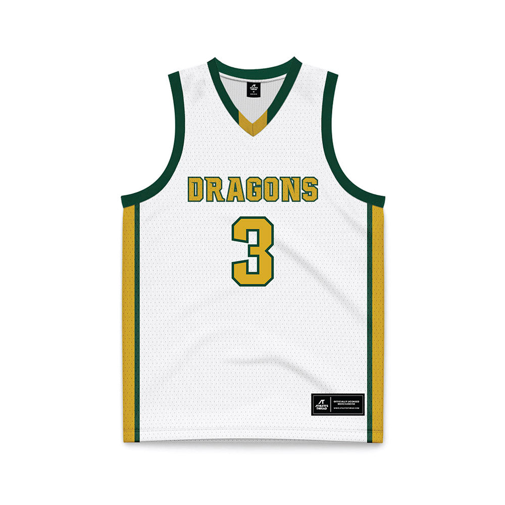 Tiffin - NCAA Men's Basketball : Allen Fordham - White Basketball Jersey-0