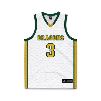 Tiffin - NCAA Men's Basketball : Allen Fordham - White Basketball Jersey-0