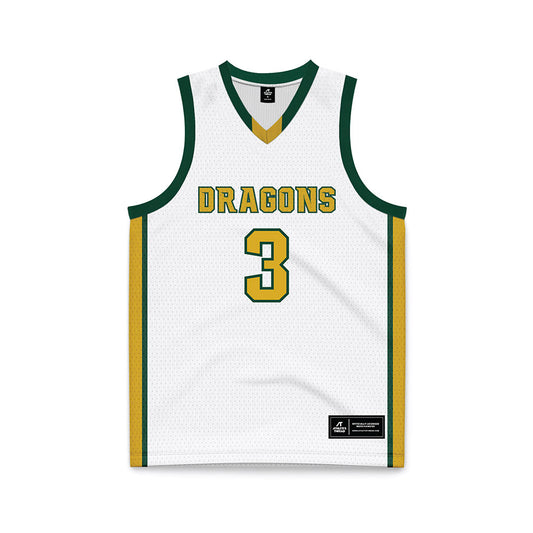 Tiffin - NCAA Men's Basketball : Allen Fordham - White Basketball Jersey-0