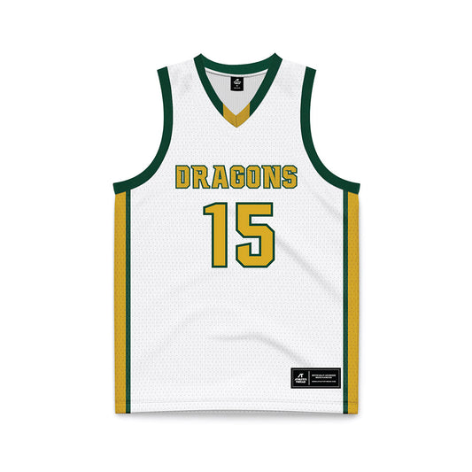 Tiffin - NCAA Men's Basketball : Caleb Bates - White Basketball Jersey-0