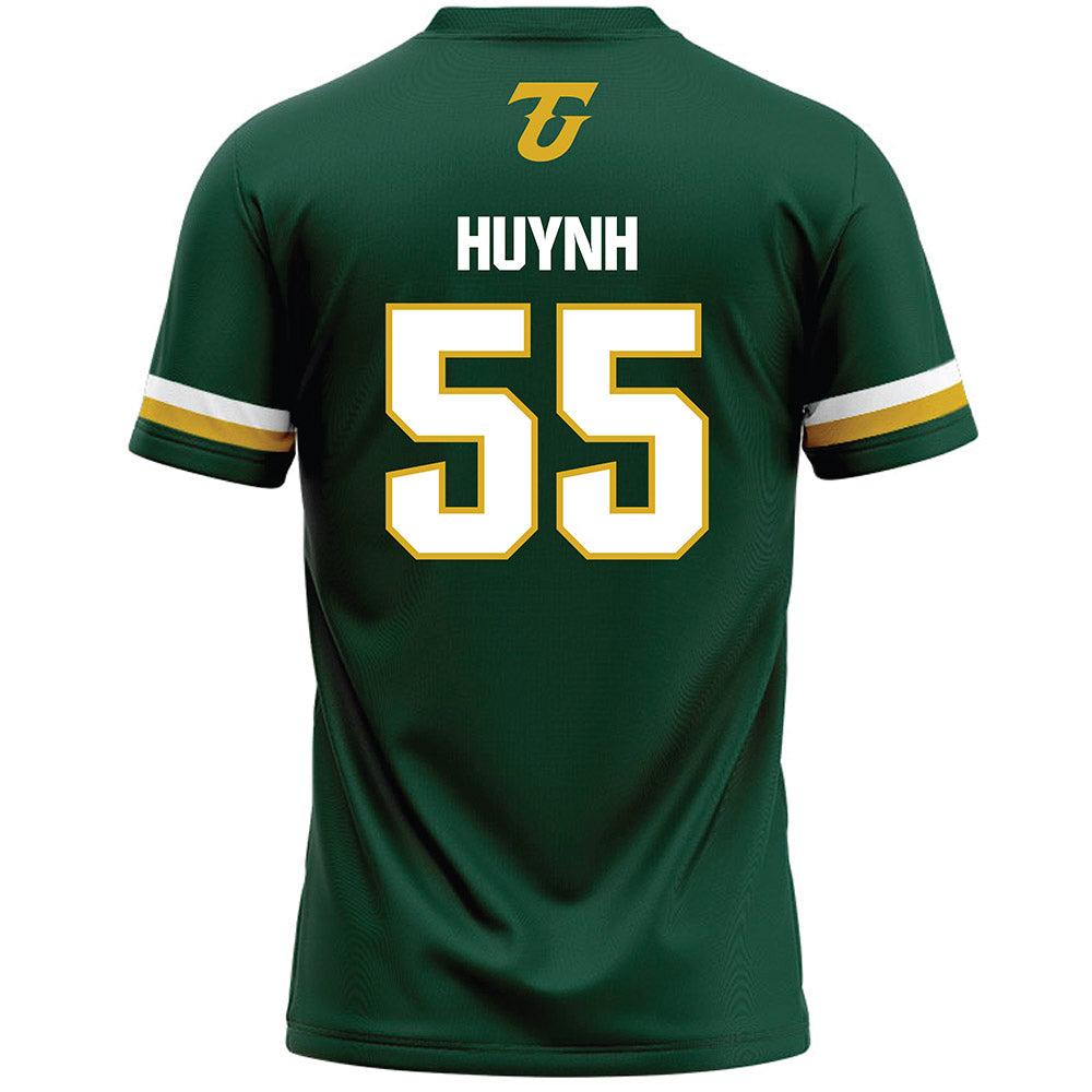 Tiffin - NCAA Men's Lacrosse : Twain Huynh - Dark Green Lacrosse Jersey -1