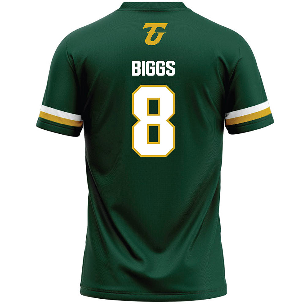 Tiffin - NCAA Men's Lacrosse : Phoenix Biggs - Dark Green Lacrosse Jersey -1