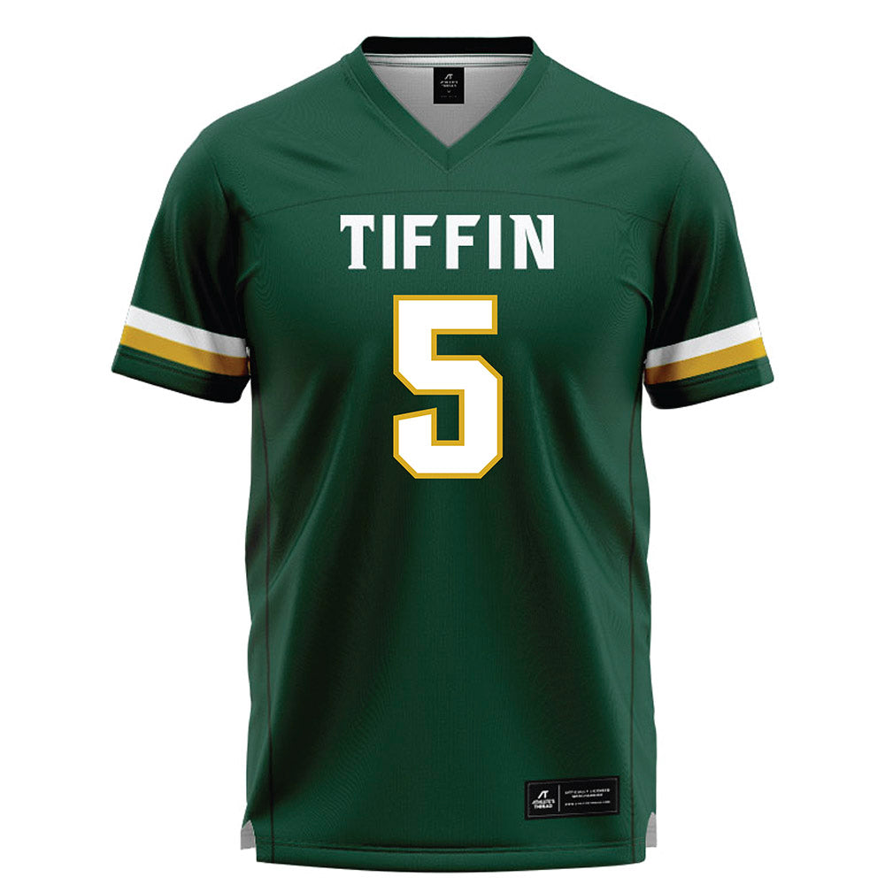 Tiffin - NCAA Men's Lacrosse : Wade Scholar - Dark Green Lacrosse Jersey -0