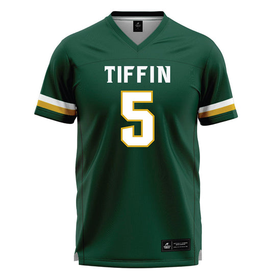 Tiffin - NCAA Men's Lacrosse : Wade Scholar - Dark Green Lacrosse Jersey -0