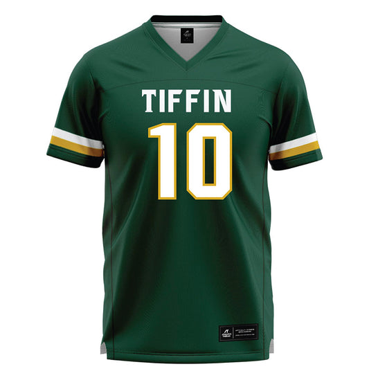 Tiffin - NCAA Men's Lacrosse : Colin Golec - Dark Green Lacrosse Jersey -0