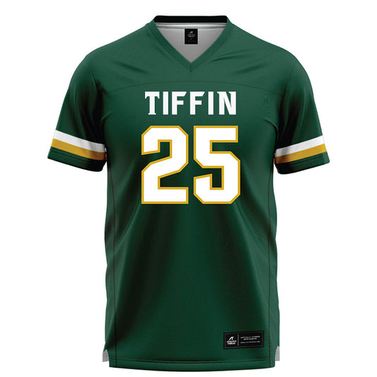 Tiffin - NCAA Men's Lacrosse : Andrew Heath - Dark Green Lacrosse Jersey -0