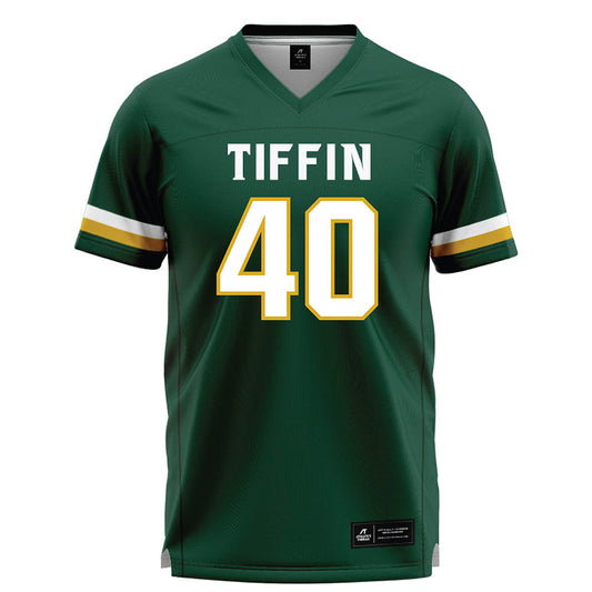 Tiffin - NCAA Men's Lacrosse : Ryan Hubberts - Dark Green Lacrosse Jersey -0