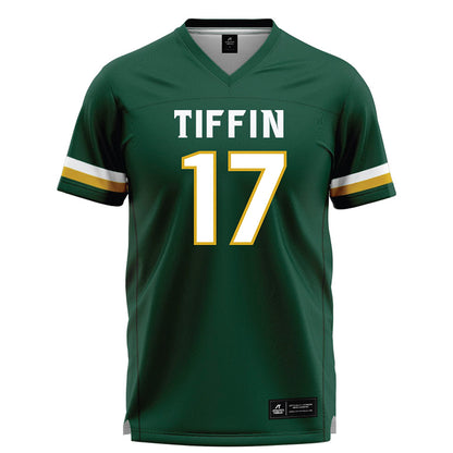 Tiffin - NCAA Men's Lacrosse : Oliver Miller - Dark Green Lacrosse Jersey -0
