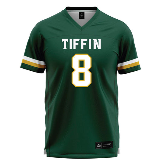 Tiffin - NCAA Men's Lacrosse : Phoenix Biggs - Dark Green Lacrosse Jersey -0