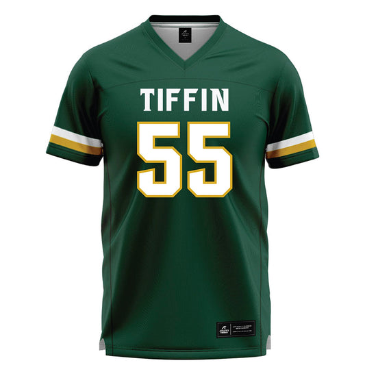 Tiffin - NCAA Men's Lacrosse : Twain Huynh - Dark Green Lacrosse Jersey -0