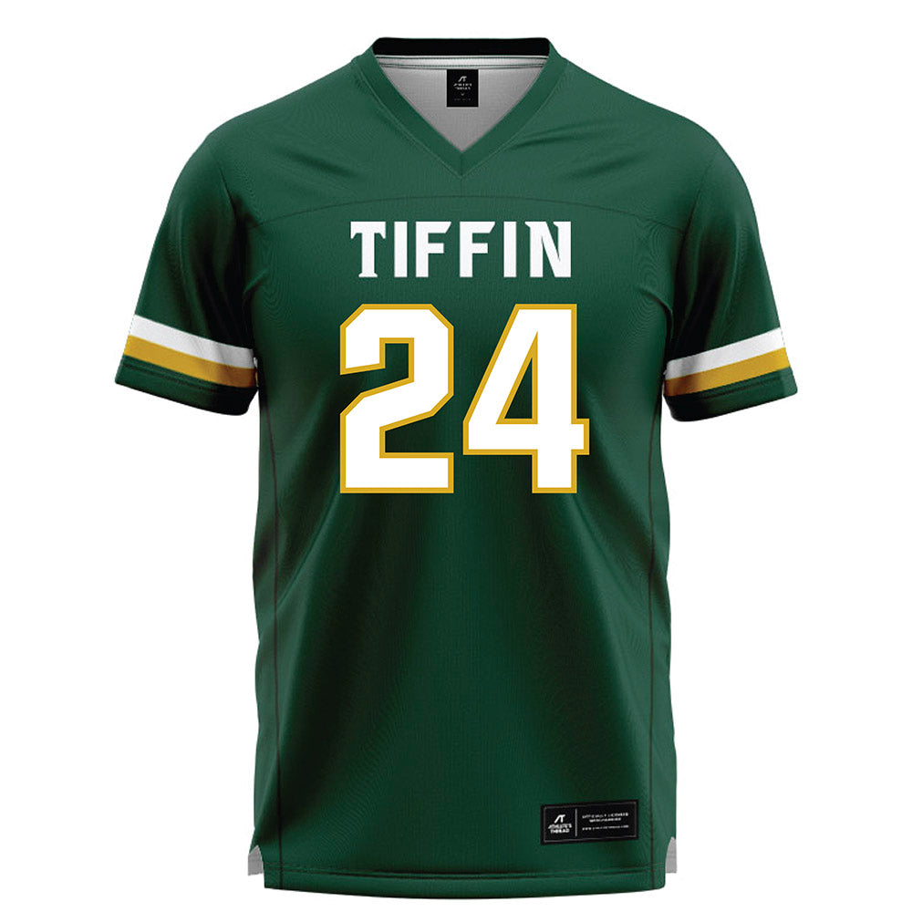 Tiffin - NCAA Men's Lacrosse : Aaron DiGiorgio - Dark Green Lacrosse Jersey -0