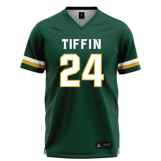 Tiffin - NCAA Men's Lacrosse : Aaron DiGiorgio - Dark Green Lacrosse Jersey -0