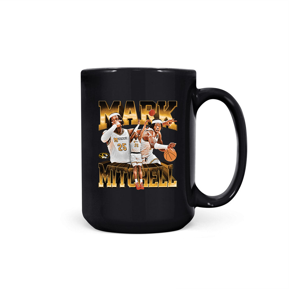 Missouri - NCAA Men's Basketball : Mark Mitchell - Player Collage Coffee Mug-0