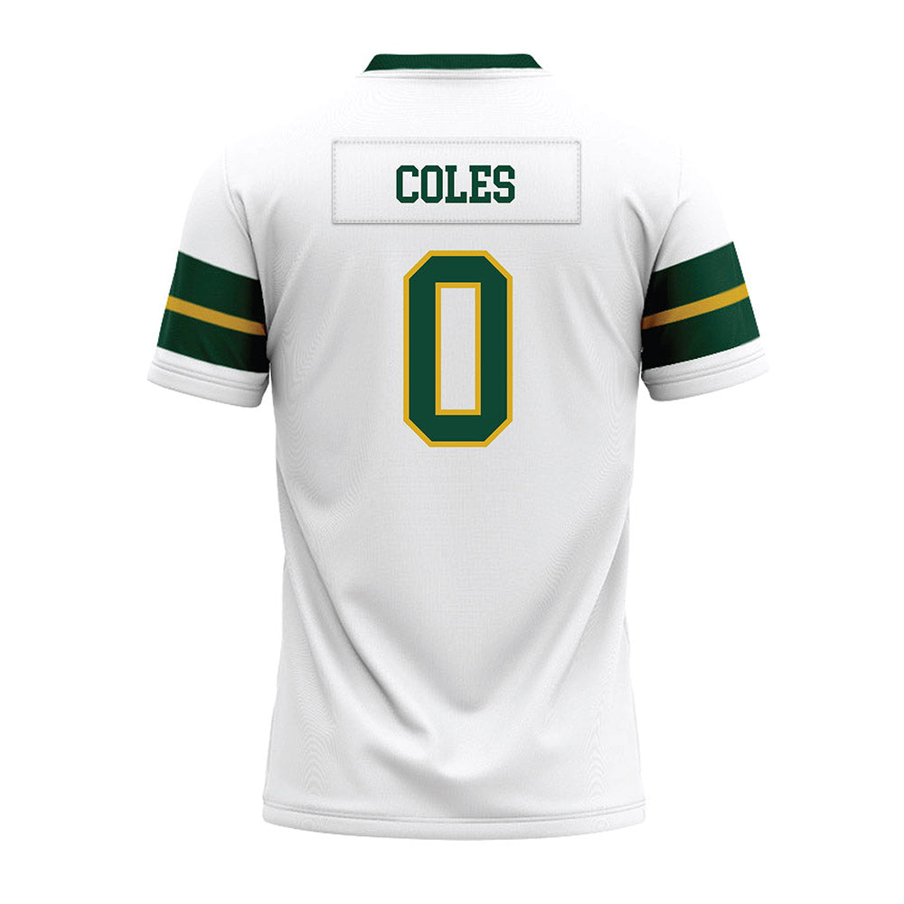 Tiffin - NCAA Football : Jalen Coles - White Premium Football Jersey-1