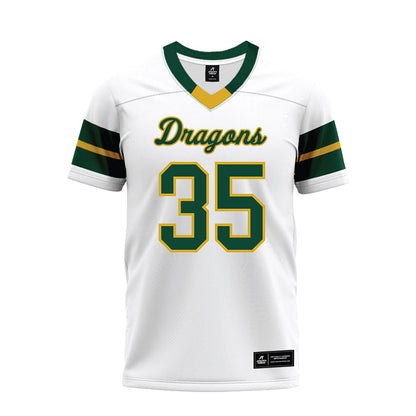 Tiffin - NCAA Football : Benjamin Rudolph - White Premium Football Jersey-0