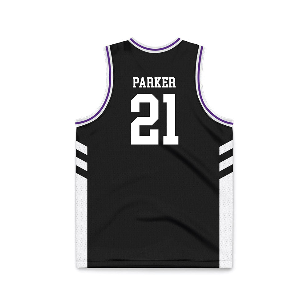 TCU - NCAA Women's Basketball : Taliyah Parker - Black Basketball Jersey-1
