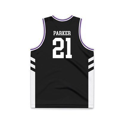 TCU - NCAA Women's Basketball : Taliyah Parker - Black Basketball Jersey-1