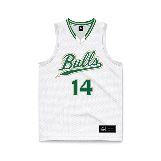USF - NCAA Women's Basketball : Ines Piper - White Basketball Jersey-0