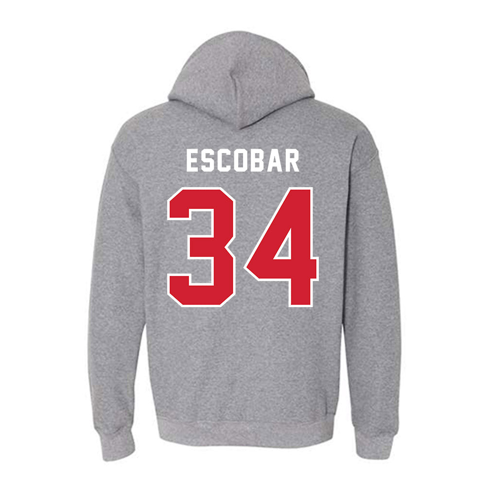 MVSU - NCAA Baseball : Angel Escobar - Hooded Sweatshirt-3