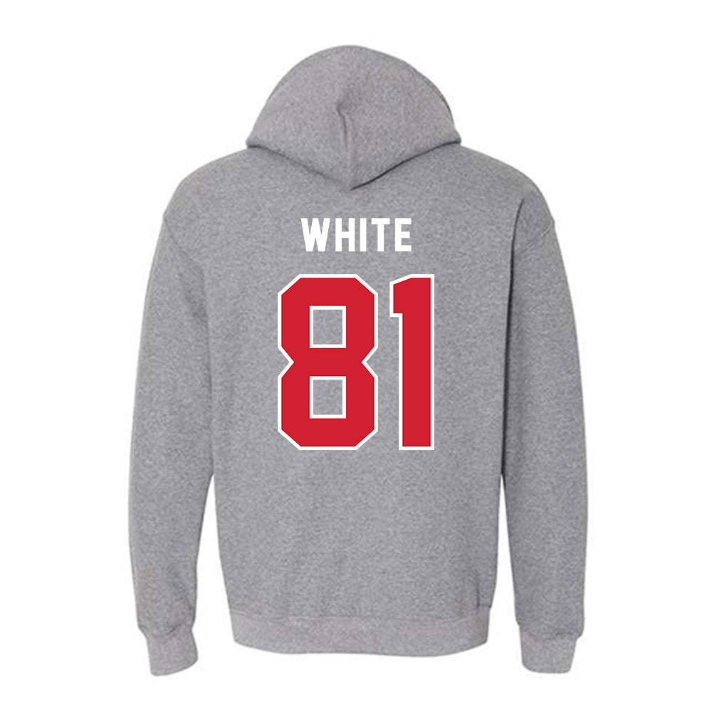 MVSU - NCAA Football : Christian White - Hooded Sweatshirt-3