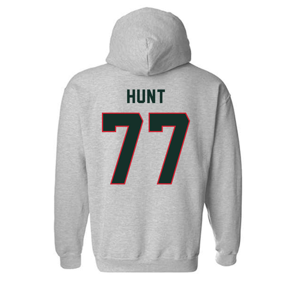 MVSU - NCAA Football : Tyler Hunt - Classic Shersey Hooded Sweatshirt-1
