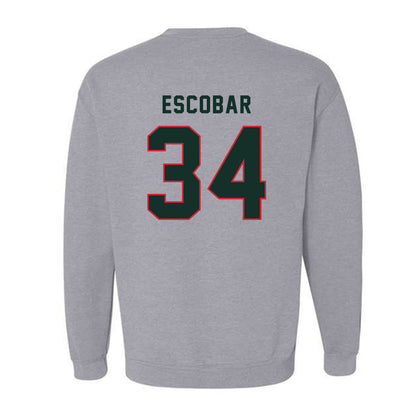 MVSU - NCAA Baseball : Angel Escobar - Classic Shersey Crewneck Sweatshirt-1