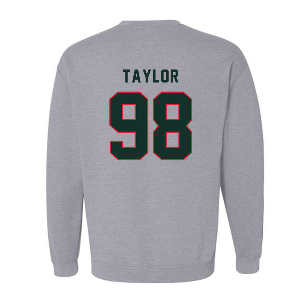 MVSU - NCAA Football : Derrick Taylor - Classic Shersey Crewneck Sweatshirt-1