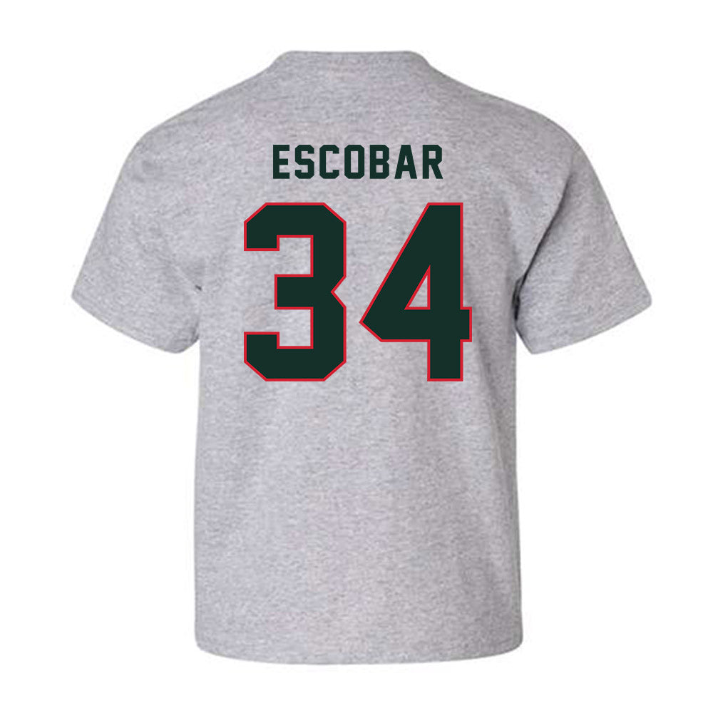 MVSU - NCAA Baseball : Angel Escobar - Classic Shersey Youth T-Shirt-1