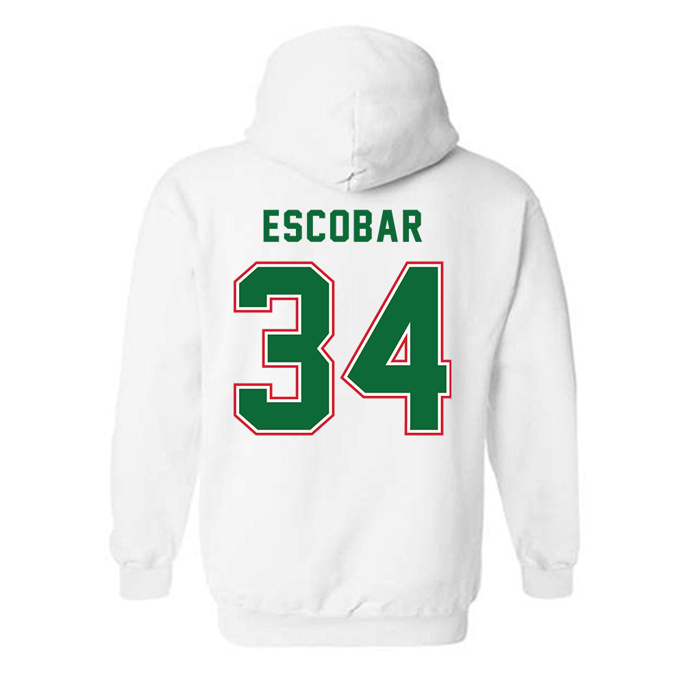 MVSU - NCAA Baseball : Angel Escobar - Classic Shersey Hooded Sweatshirt-1