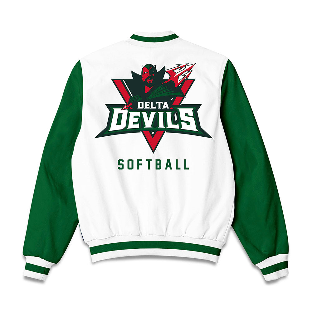 MVSU - NCAA Softball : Taylor Fuller - Bomber Jacket-1