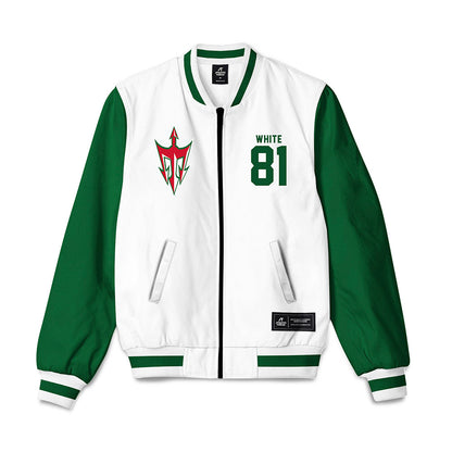 MVSU - NCAA Football : Christian White - Bomber Jacket-0